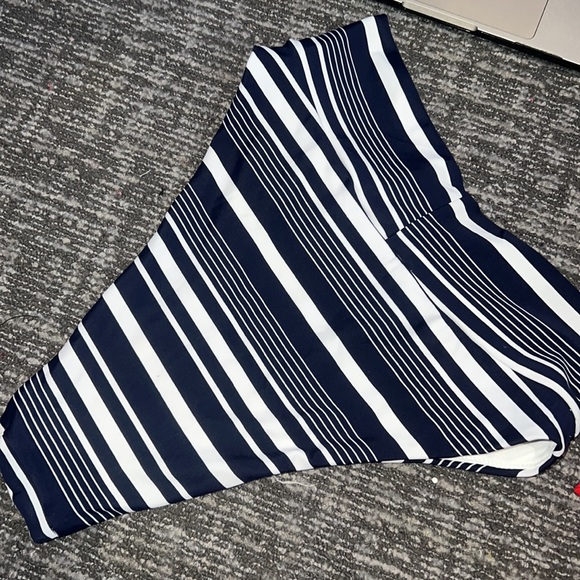 Aerie striped high rise high leg swim bottom - Picture 4 of 4